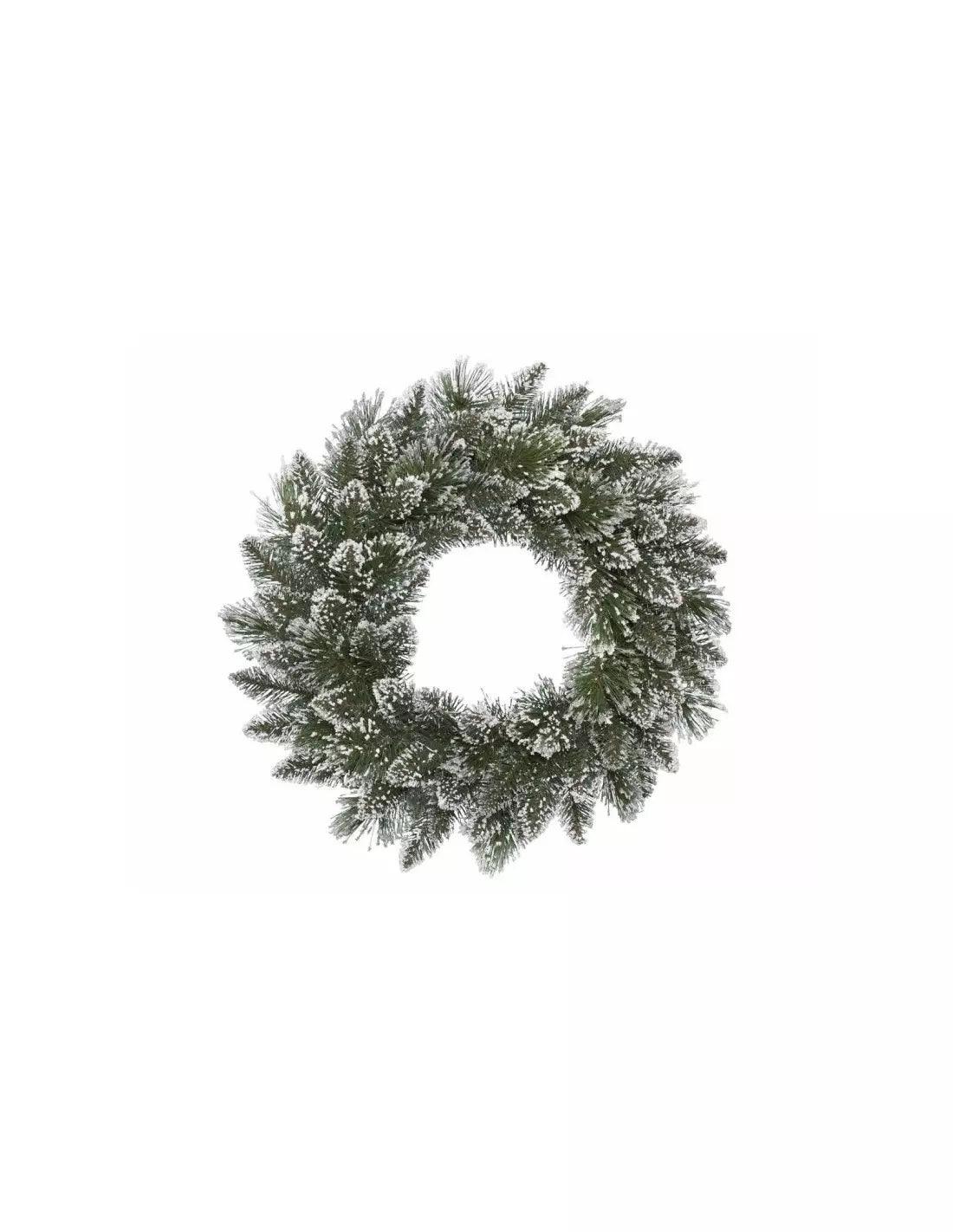 Ghirlanda Finley 50cm diametro innevata Kaemingk - Brico Sapiens - L' evoluzione del fai da te Ghirlanda Finley 50cm diametro innevata Kaemingk - Brico Sapiens - L' evoluzione del fai da te